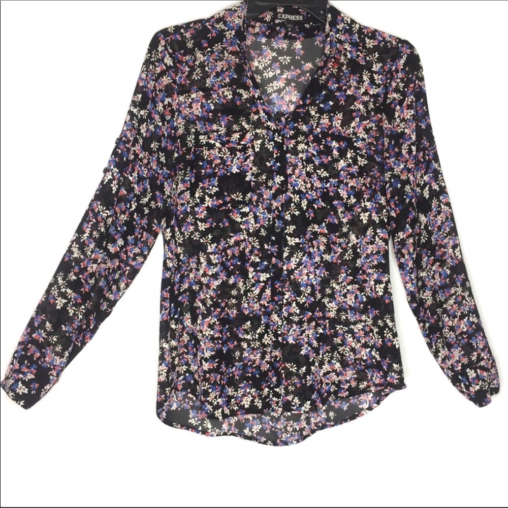 ❤️Express Button Down Blouse❤️ - Picture 2 of 4
